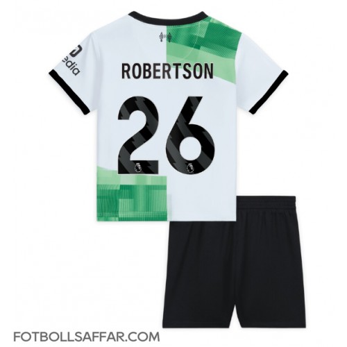 Liverpool Andrew Robertson #26 Bortadräkt Barn 2023-24 Kortärmad (+ Korta byxor)